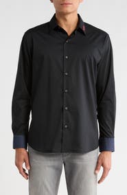 Von Dutch Lion Logo Graphic Long Sleeve Shirt