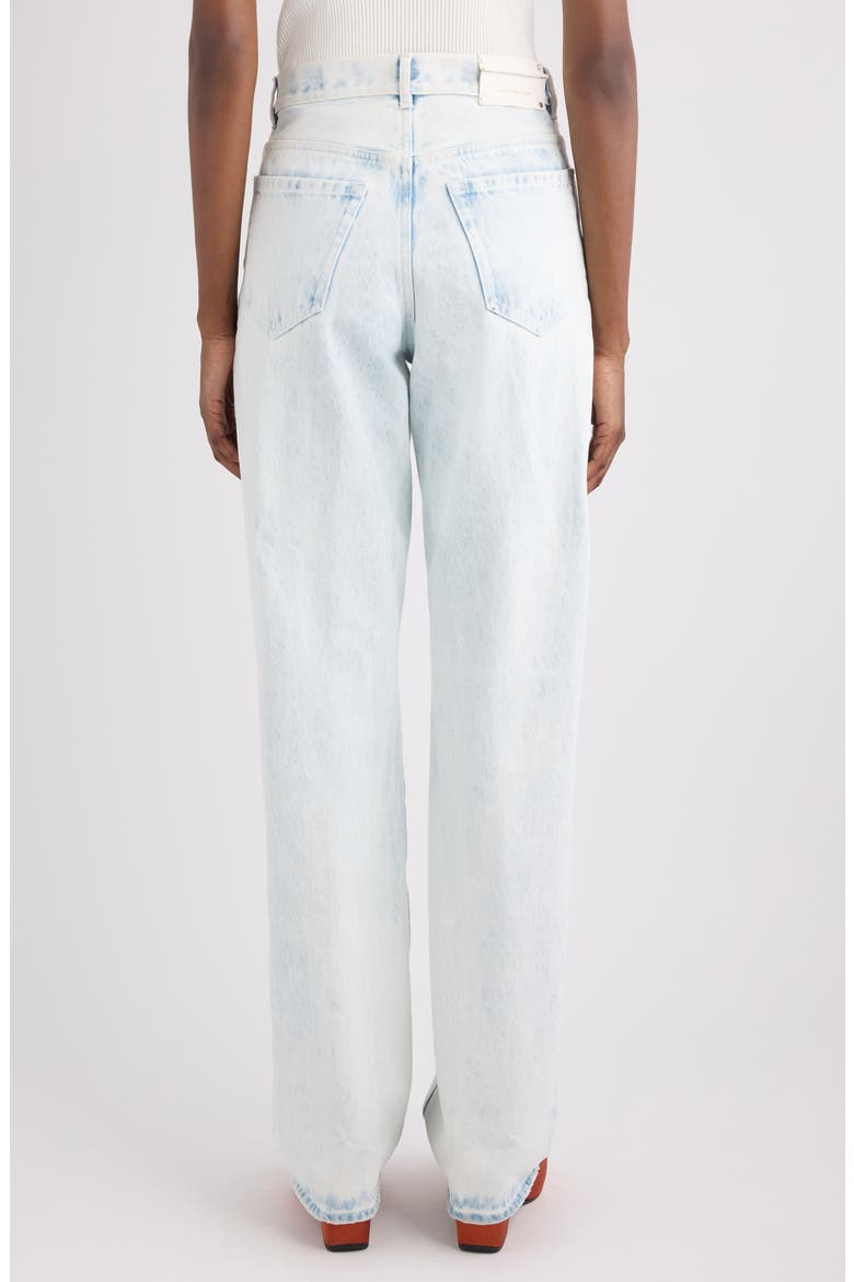Extreme Bleach High Waist Straight Leg Jeans, Alternate, color, PALE BLUE