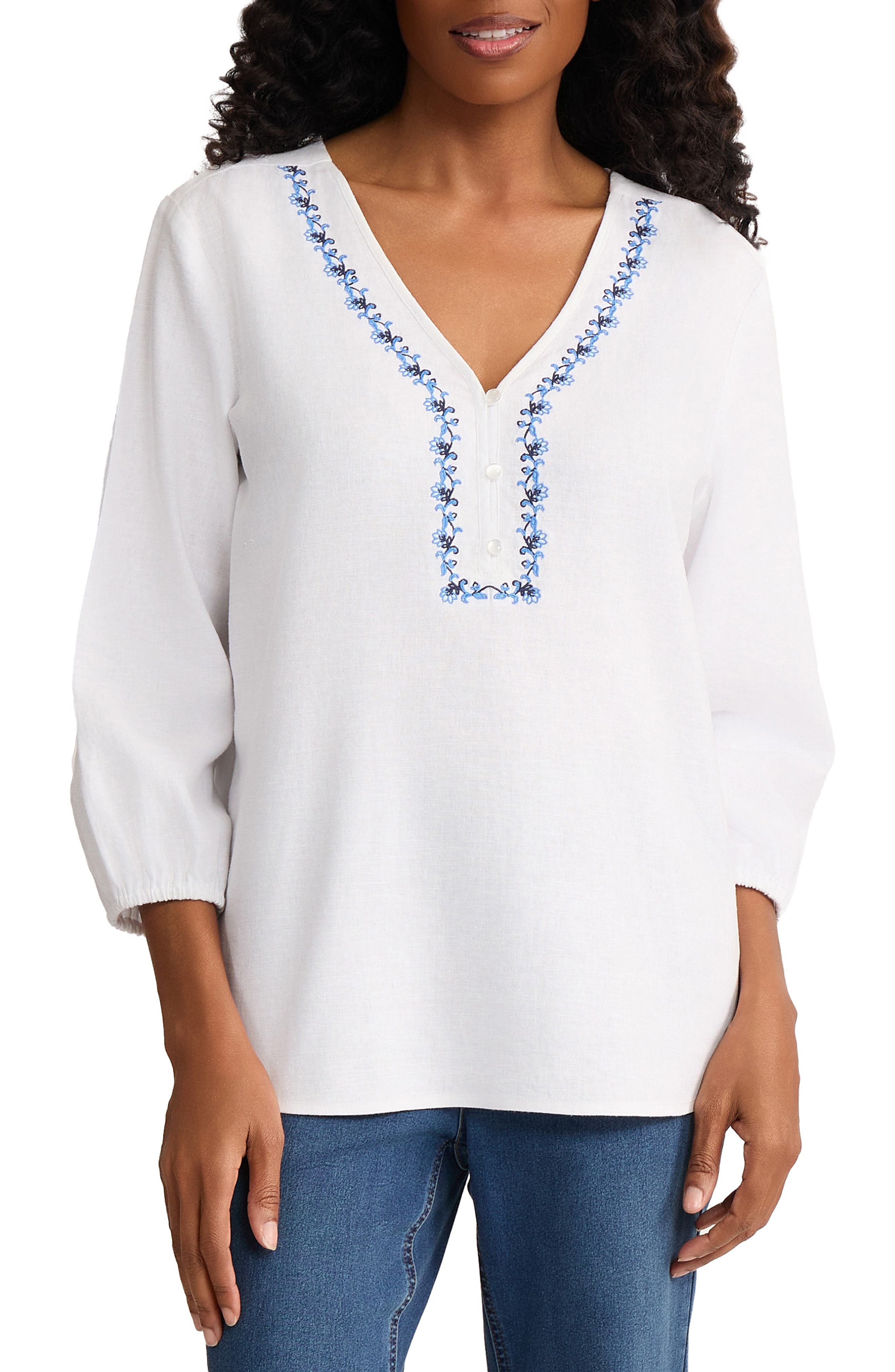 selected NATURAL WHITE/BLUE HORIZON MLT