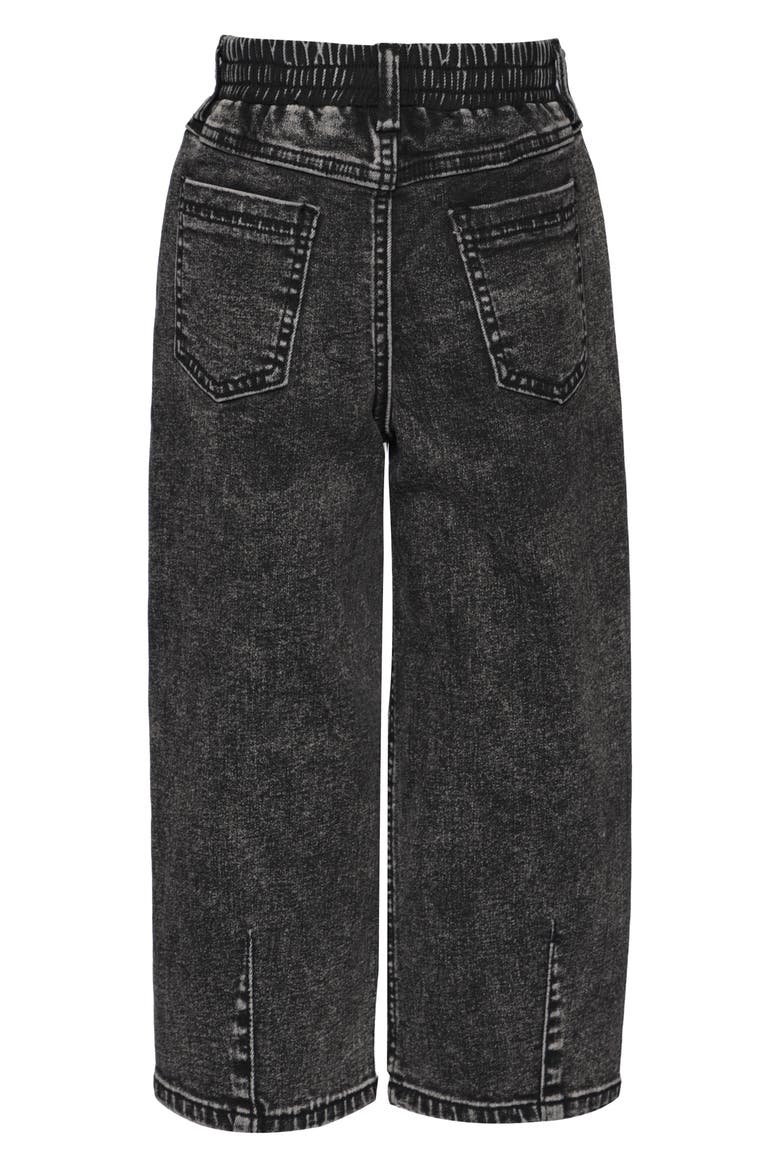 Kids' Crystal Embellished Jeans, Alternate, color, BLACK WASH MULTI GEM