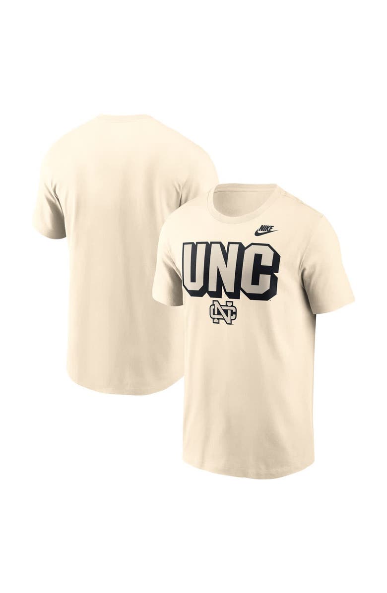 Nike Men's Nike Natural North Carolina Tar Heels Bold Fashion T-Shirt, Main, color, Natural