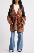 Dressed in Lala Wild Mustang Oversize Cardigan