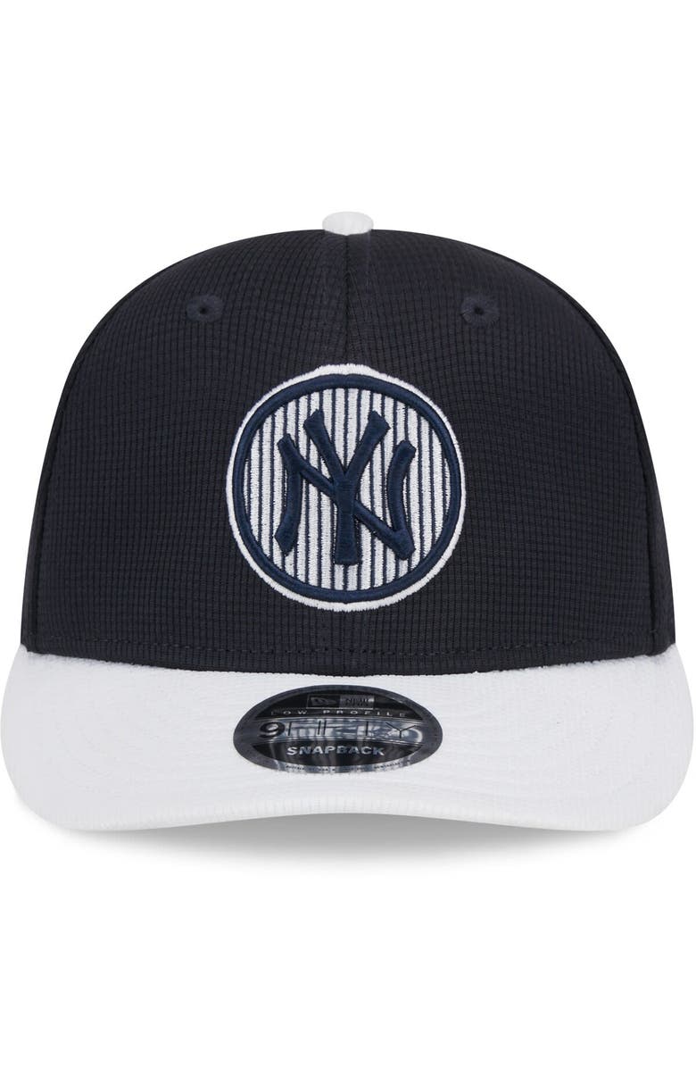 New Era Men's New Era Navy New York Yankees 2024 Batting Practice Low Profile 9FIFTY Snapback Hat, Alternate, color, Navy