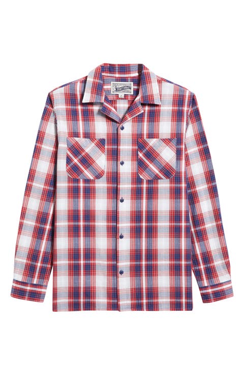 Colts Plaid Camp Shirt