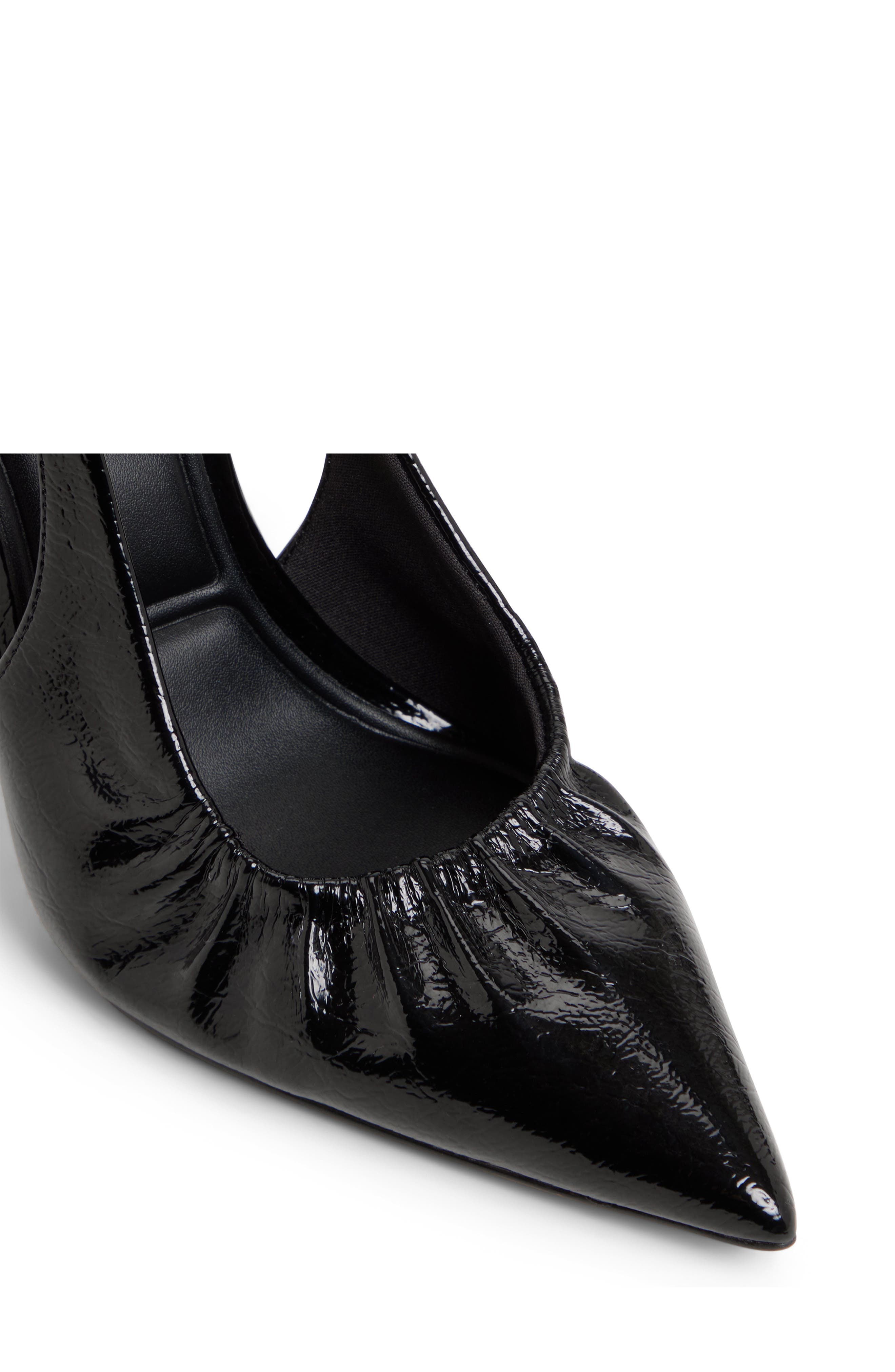 ALDO Mystie Slingback Pointed Toe Pump, Alternate, color, Black