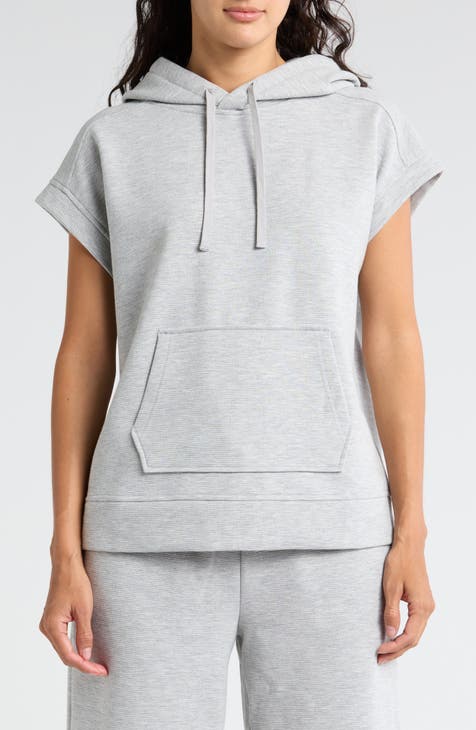 Unwind Sleeveless Ottoman Hoodie