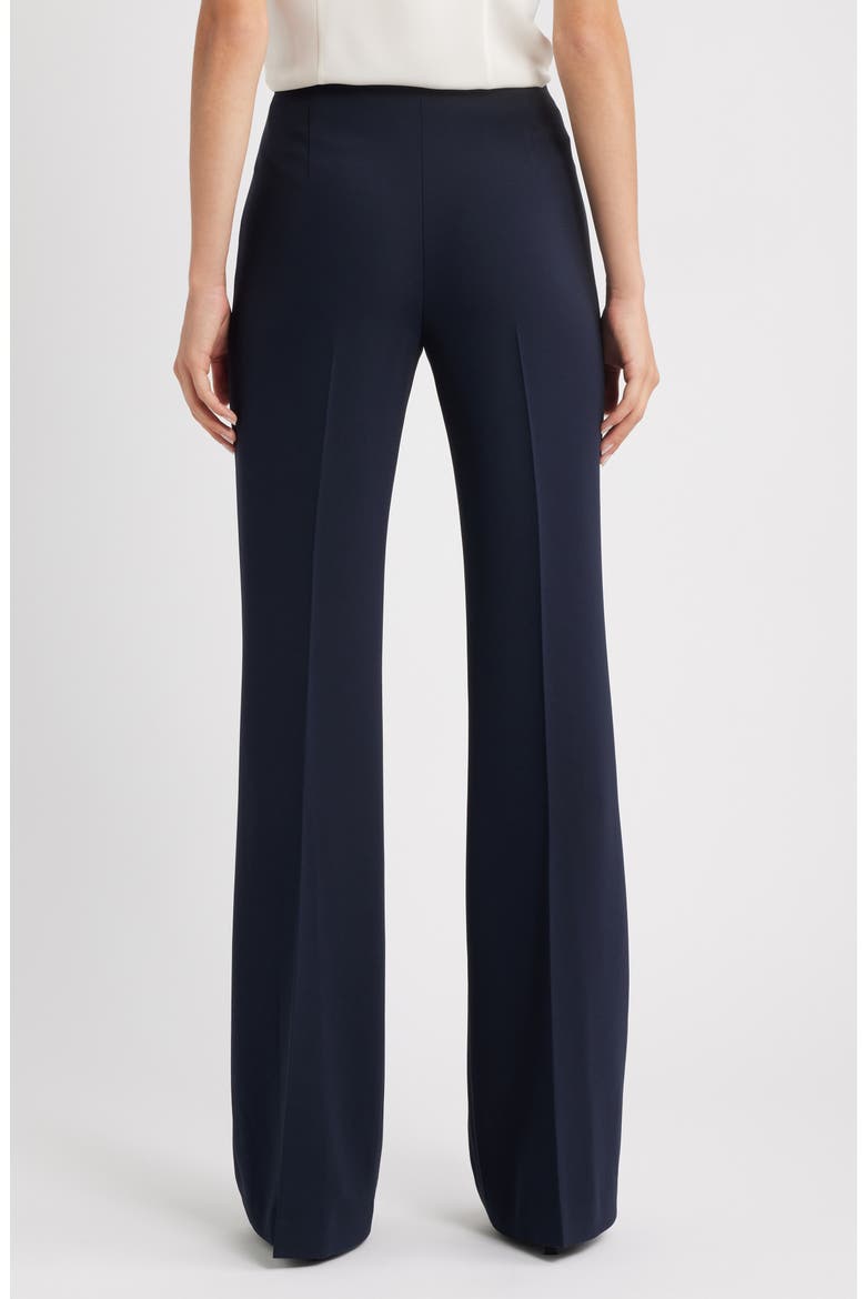 'Demitria - Admiral Crepe' Flare Leg Pants, Alternate, color, DEEP NAVY