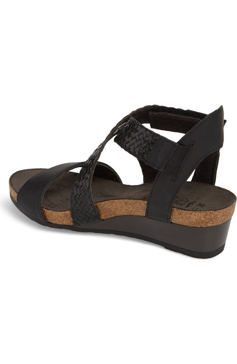 Naot Cupid Wedge Sandal, Alternate, color,