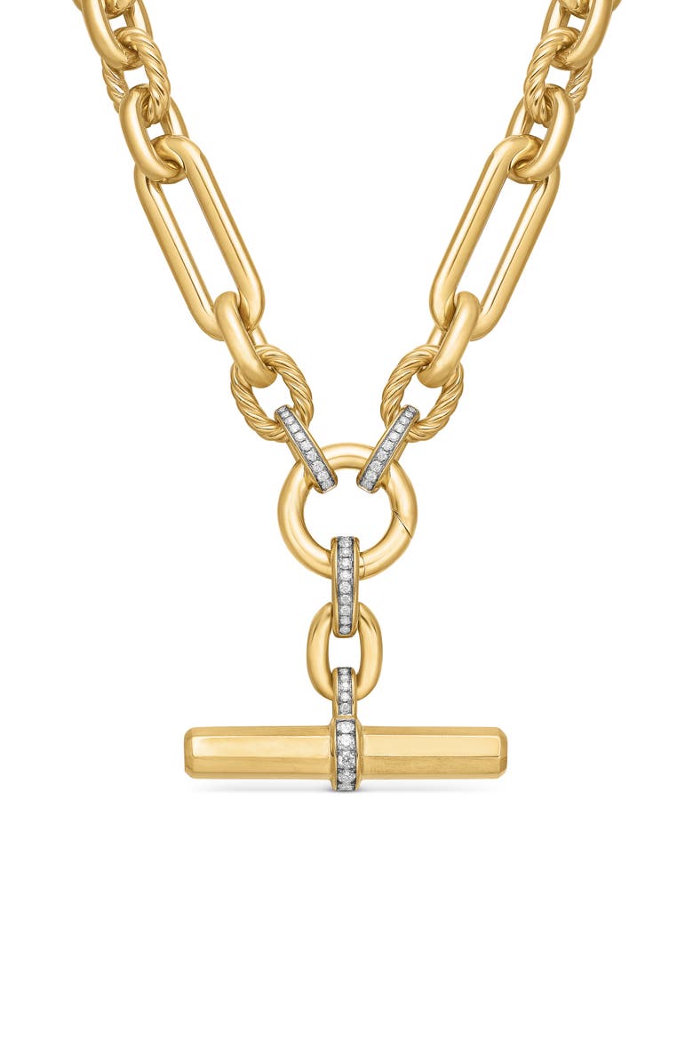 Lexington Diamond Y-Necklace, Main, color, DIAMOND/ YELLOW GOLD