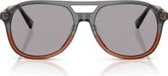 Brunello Cucinelli 56mm Polarized Pilot Sunglasses