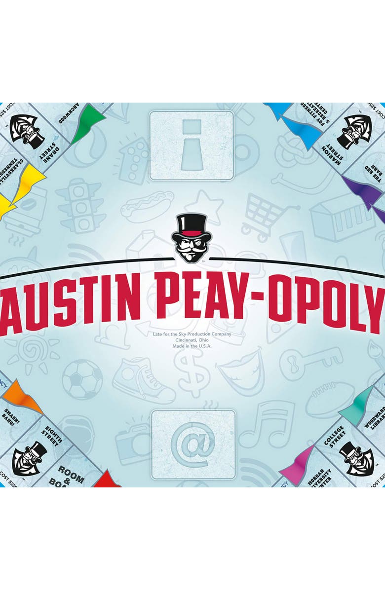 Late for the Sky University Austin Peayopoly Monopoly Board Game, Alternate, color, Multicolored