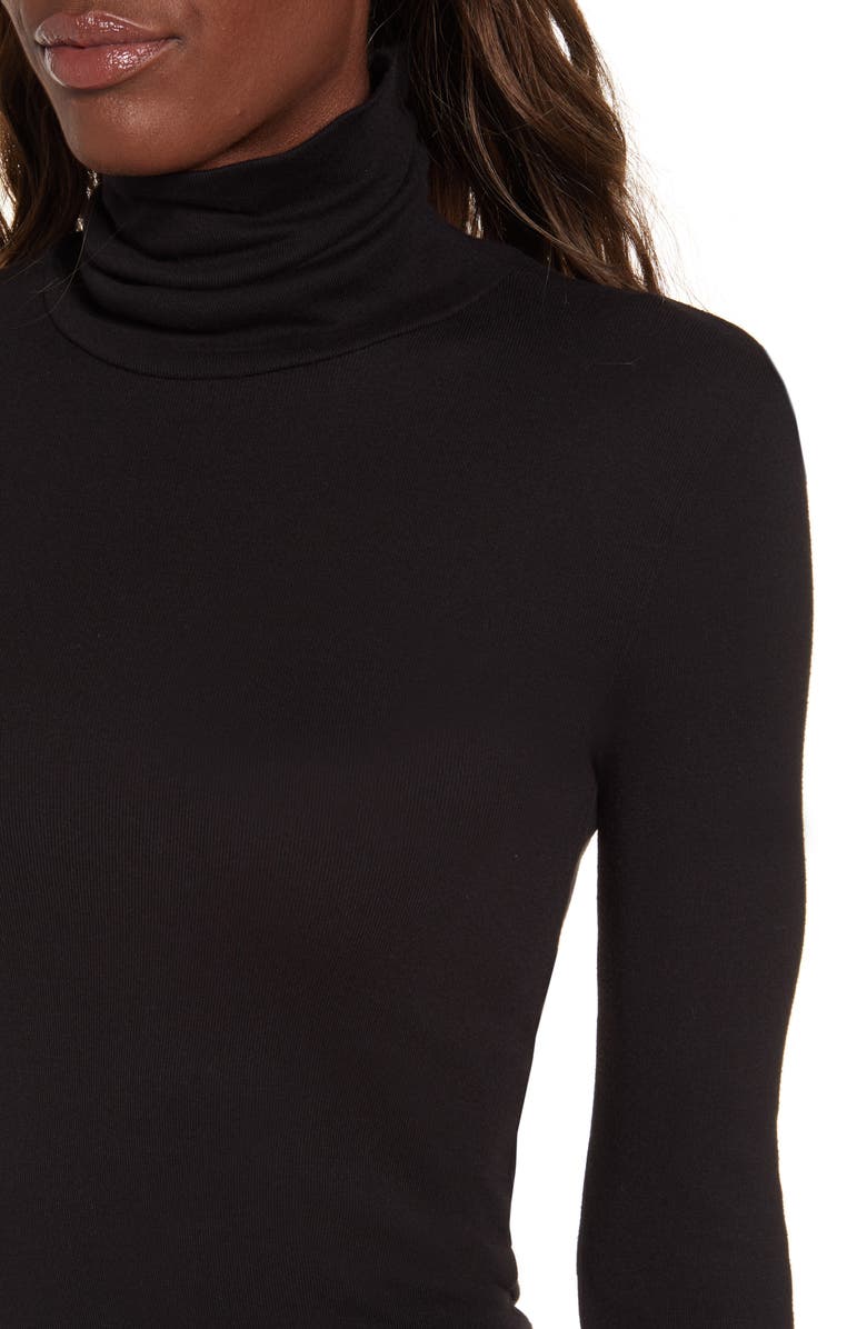 Splendid Classic Turtleneck, Alternate, color, Black