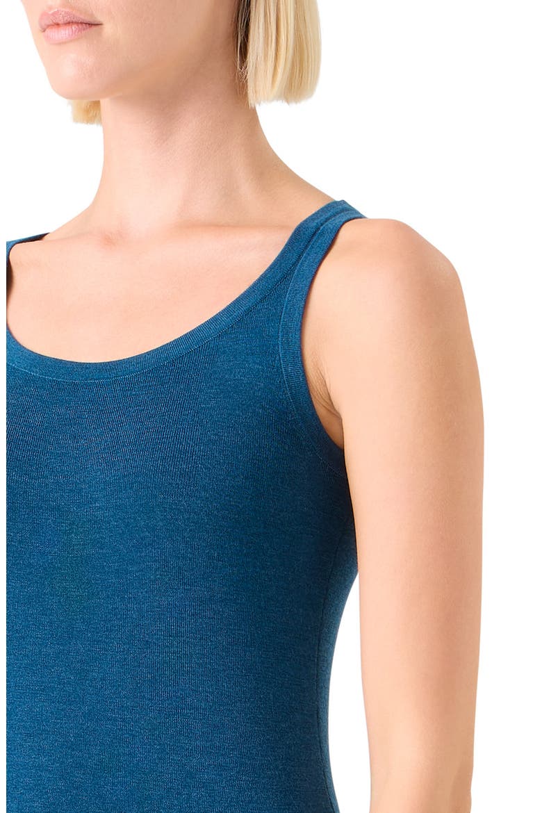 Fitted Virgin Wool Sweater Tank, Alternate, color, TEAL