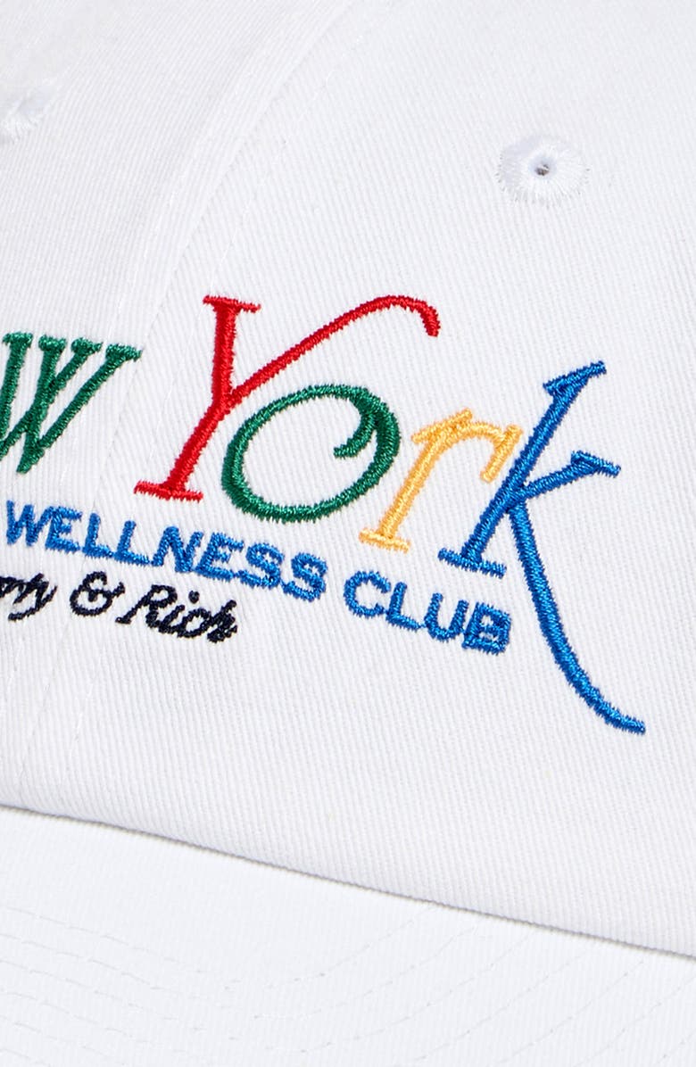 Sporty & Rich New York '94 Embroidered Baseball Cap, Alternate, color, Open White