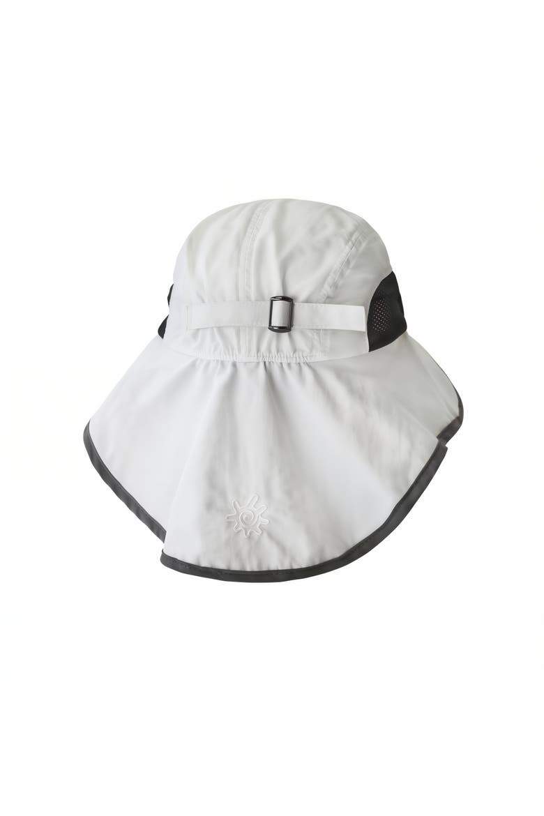 Sun Shade Hat, Alternate, color, White/Steel Grey