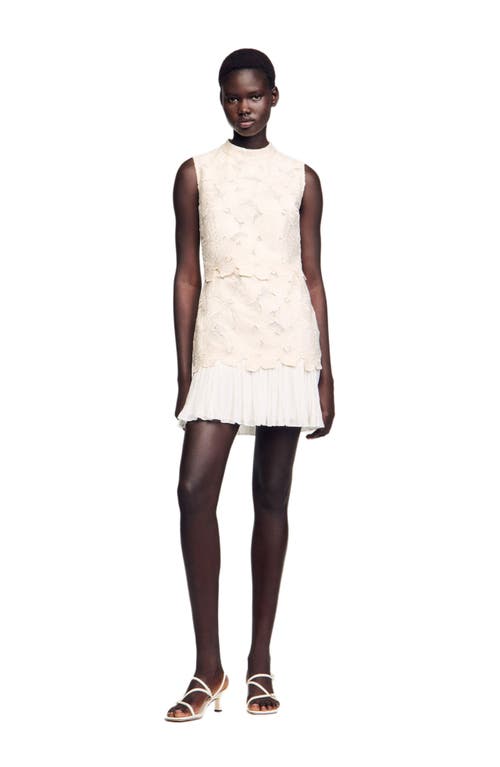 Sandro Guipure Lace Mini Dress