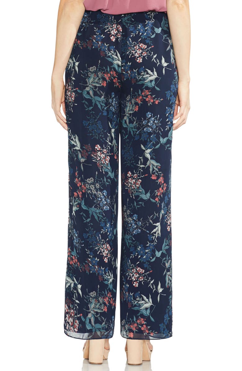 Vince Camuto Garden Heirloom Floral Wide-Leg Pants, Alternate, color,