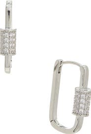 Juvell Square Hoop Earrings