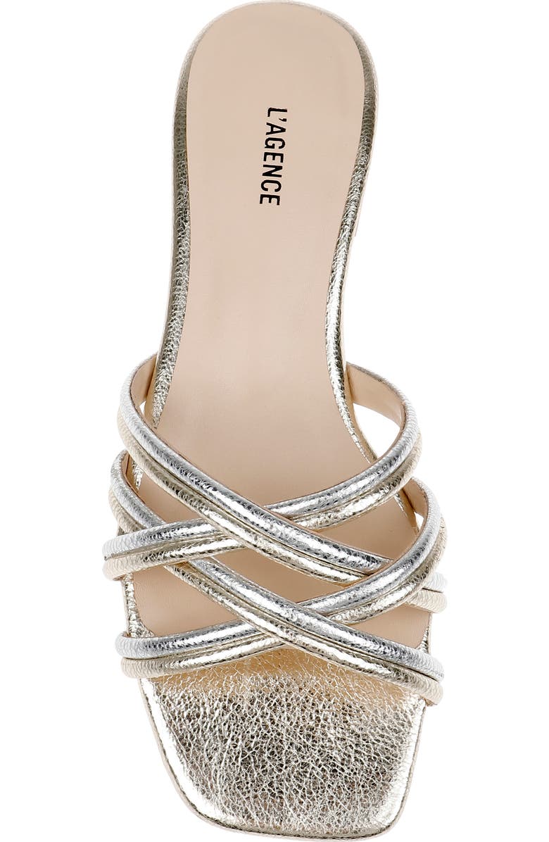 L'AGENCE Abelle Slide Sandal, Alternate, color,