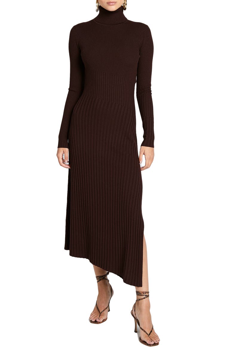 A.L.C. Emmy Wool Blend Turtleneck Midi Dress, Main, color, 