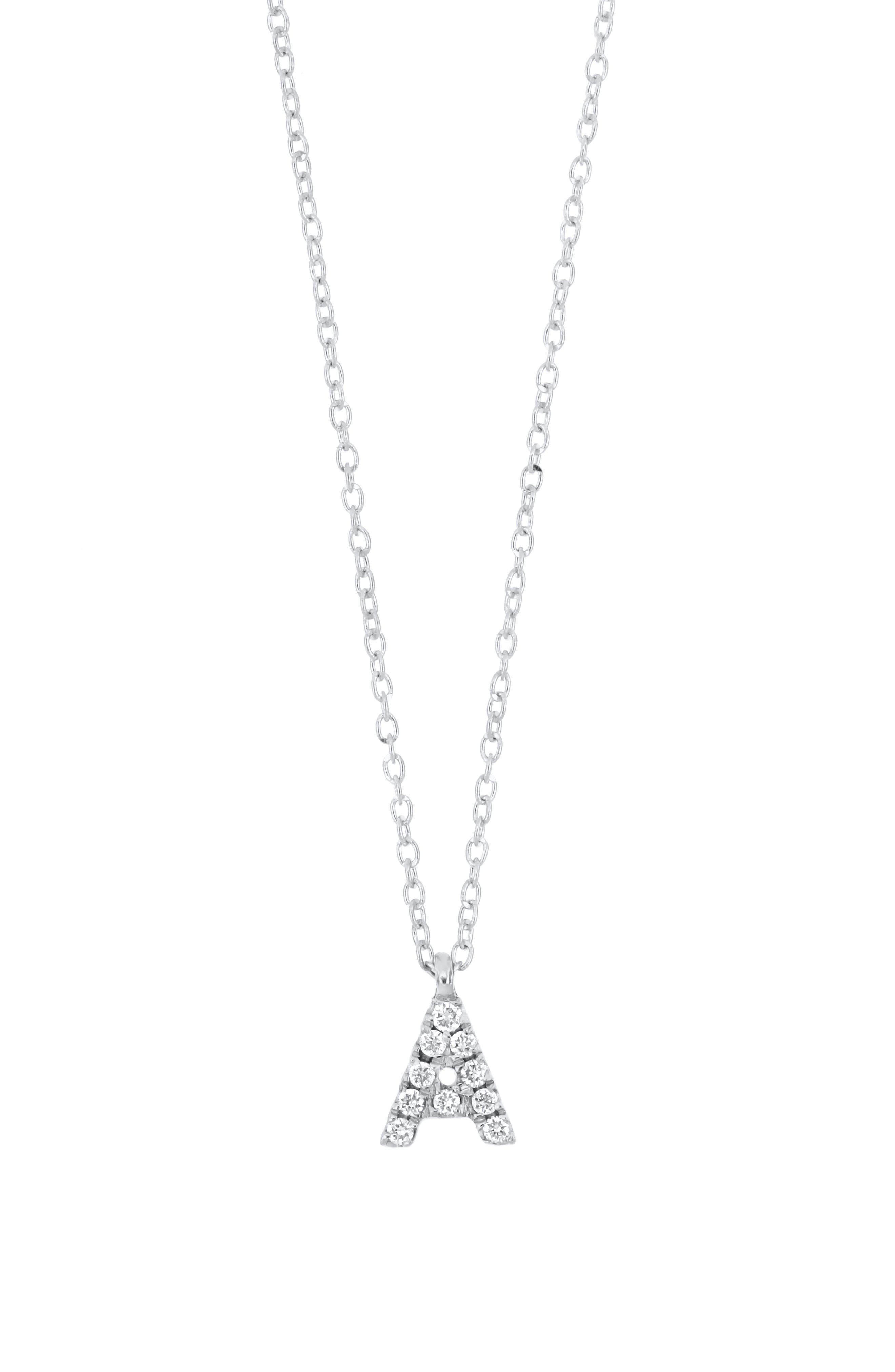 18K WHITE GOLD - A