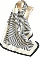 SILKSILKY Elegantly Designed Silk Printed Square Scarf