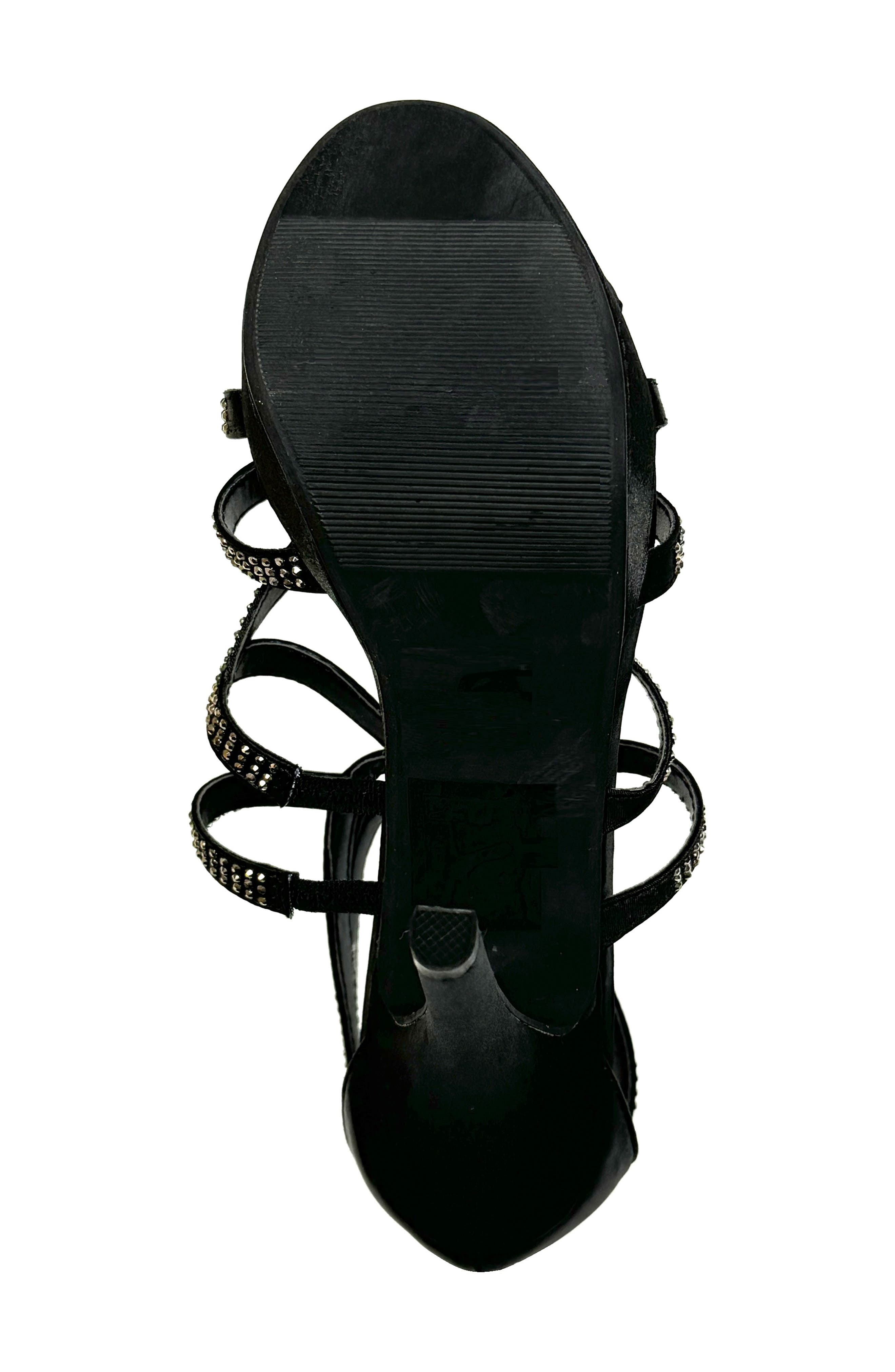LADY COUTURE Strappy Rhinestone Sandal, Alternate, color, 