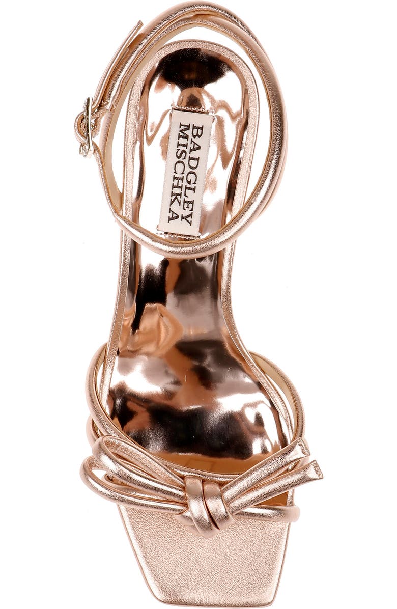 Badgley Mischka Collection Loyalty Ankle Strap Sandal, Alternate, color, Champagne