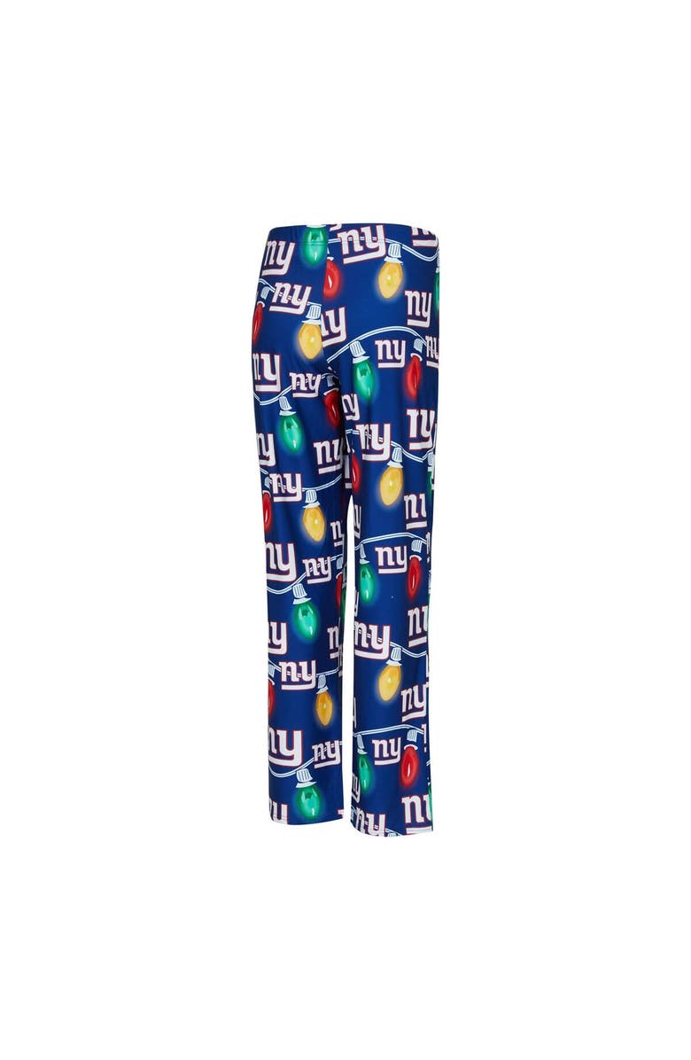 CONCEPTS SPORT Women's Concepts Sport  Royal New York Giants Garland Knit Raglan Long Sleeve T-Shirt & Pants Set, Alternate, color, 