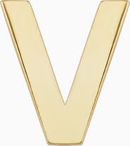 Oradina 14K Gold Initial Reaction Single Stud