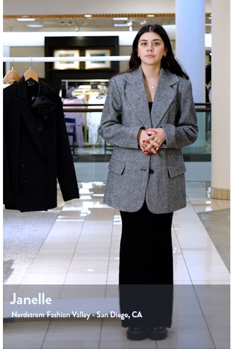 Oversize Twill Blazer video