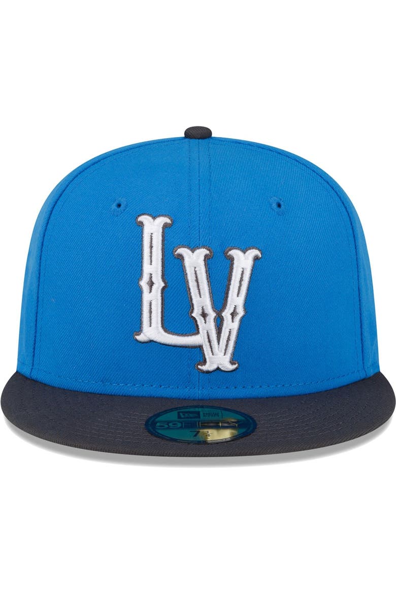 Men's New Era Blue/Black Las Vegas Aviators Copa De La Diversion 59FIFTY Fitted Hat, Alternate, color, Blue
