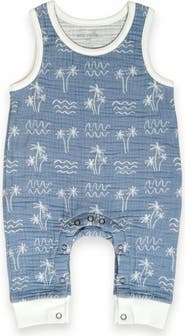 Miki Miette Drew Cotton Tank Romper