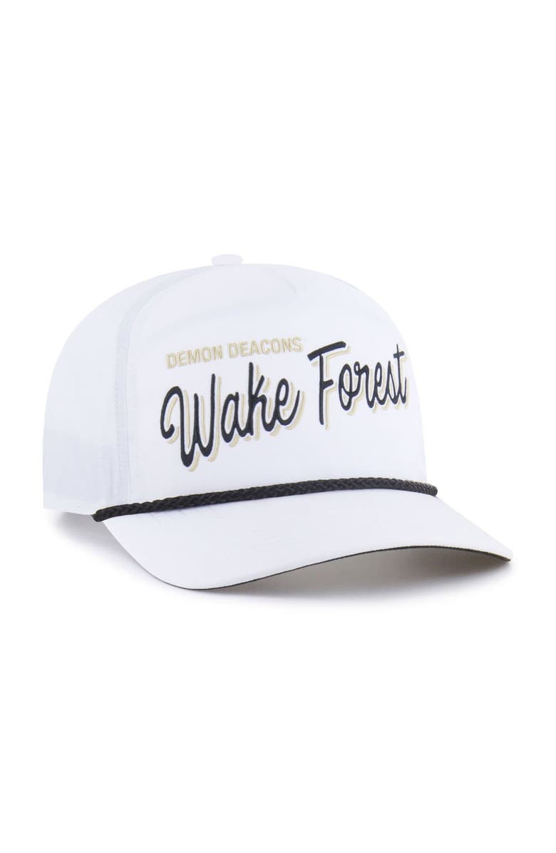 '47 Men's '47  White Wake Forest Demon Deacons Fairway Hitch Adjustable Hat, Alternate, color, White