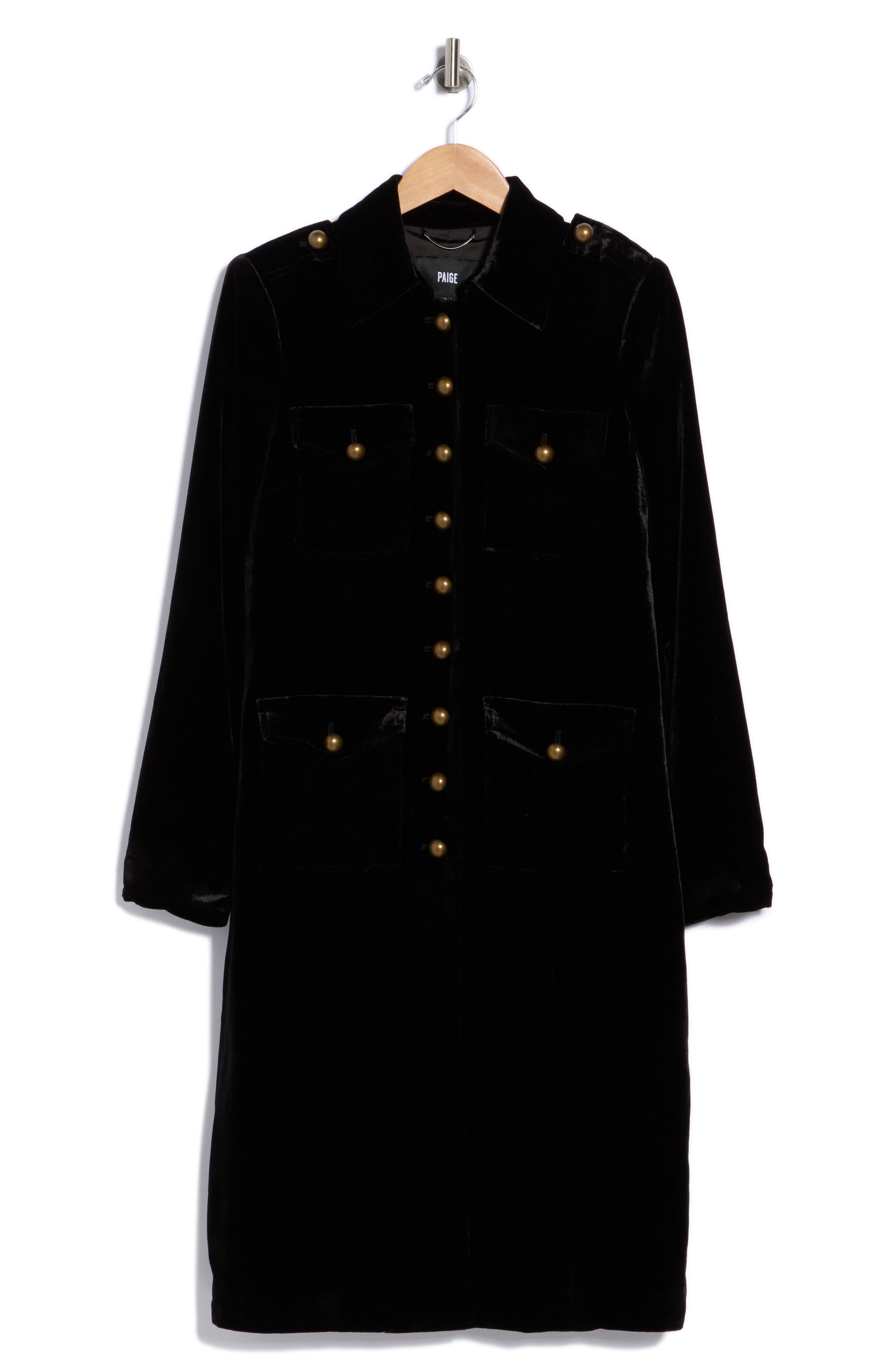 PAIGE Minetta Velvet Coat (Women) | Nordstromrack