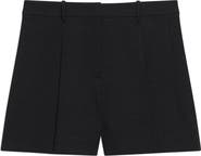 Theory Fluid Linen Blend Shorts