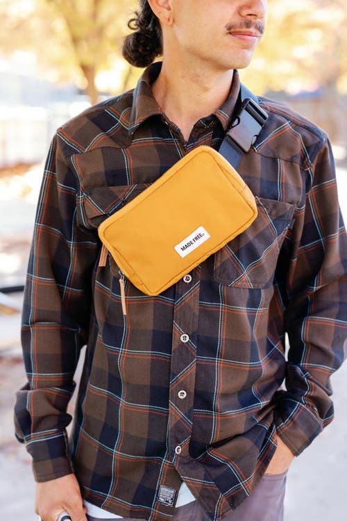 Made Free Hip Pack Waistpack In Burnt Orange