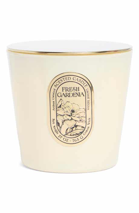 Fresh Gardenia Large Taper Glass Candle (Limited Edition)