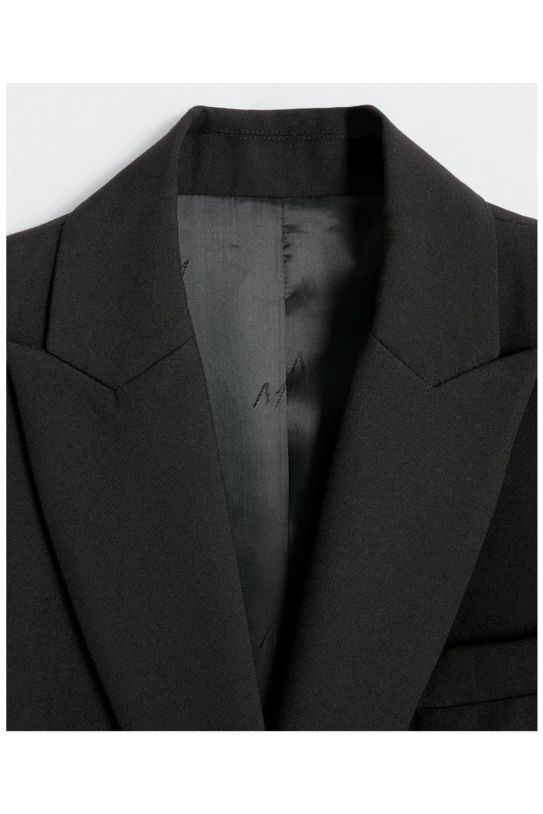 Double Breasted Suit Blazer, Alternate, color, BLACK