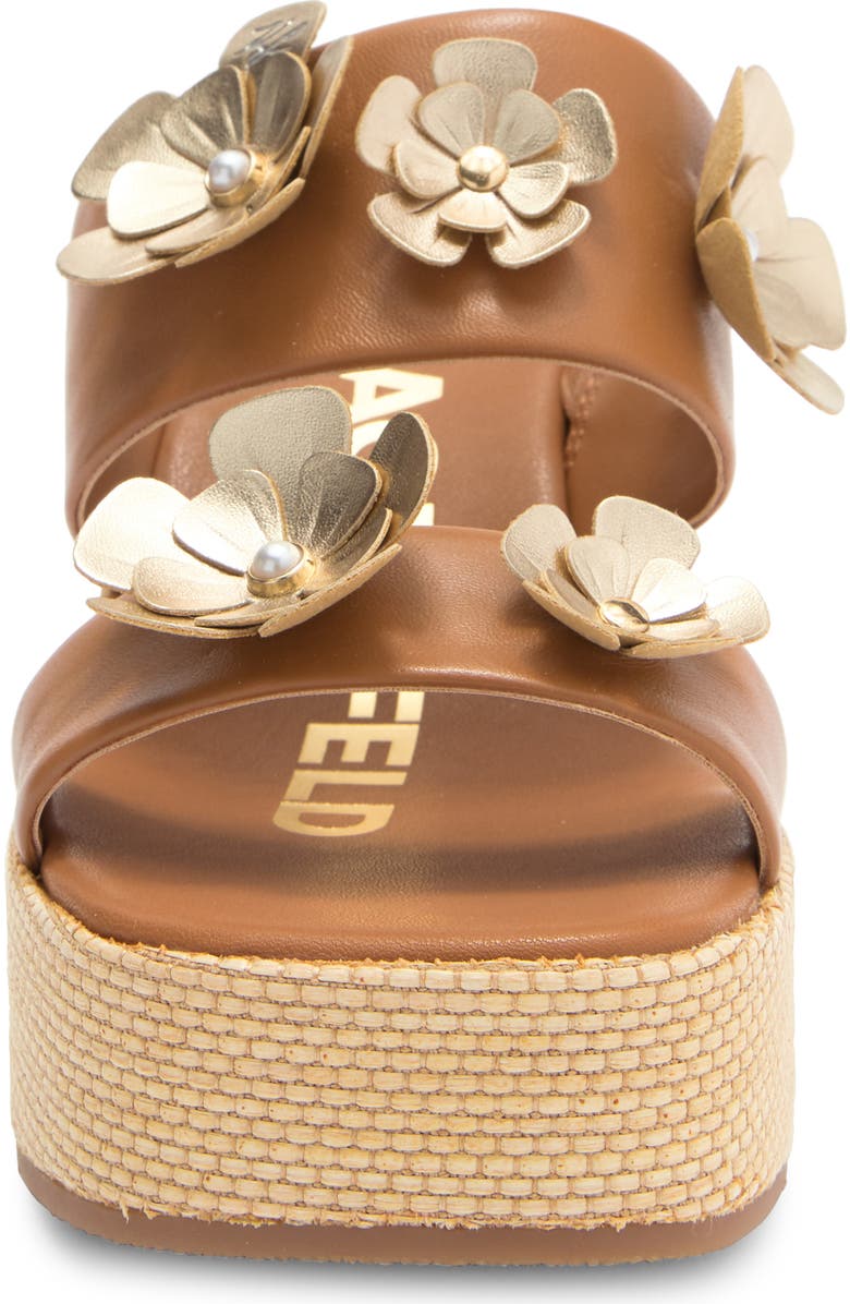 KARL LAGERFELD PARIS Moracco Double Band Sandal, Alternate, color, Tan