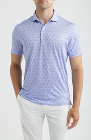 johnnie-O Island Cocktail Performance Jersey Polo
