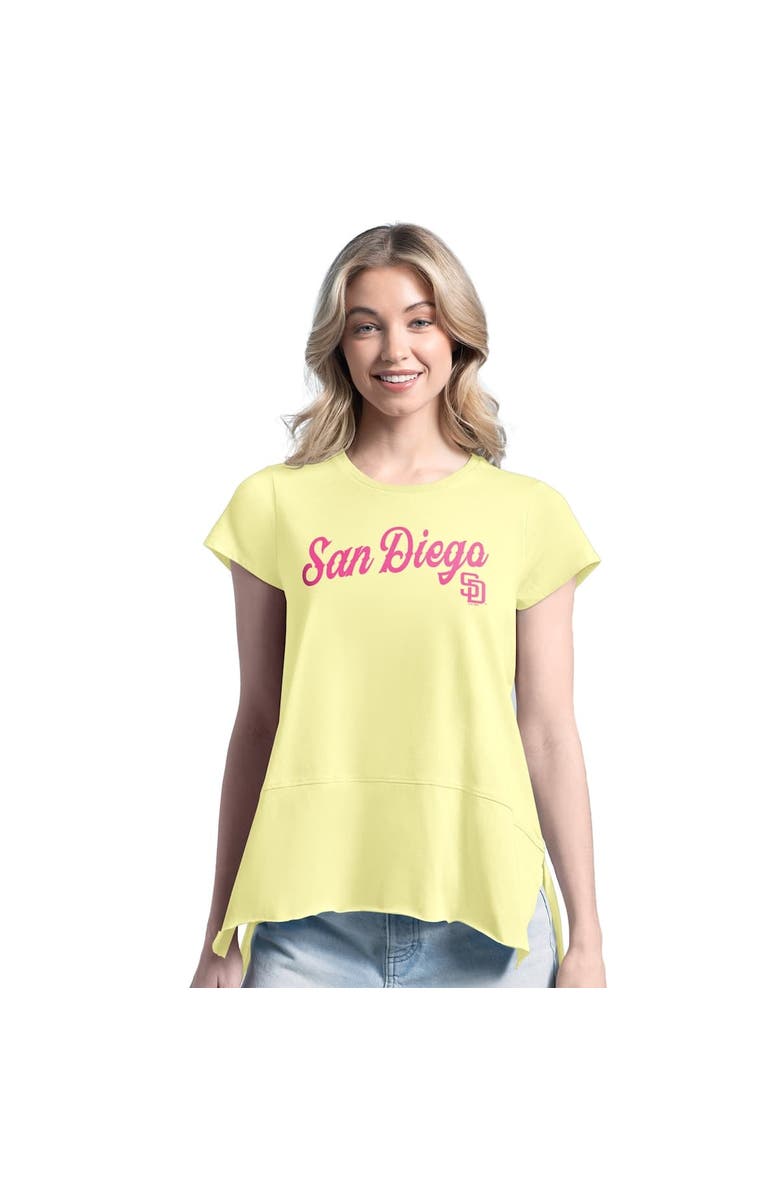 Margaritaville Women's Margaritaville Yellow San Diego Padres Gametime is Paradise T-Shirt, Alternate, color, Yellow