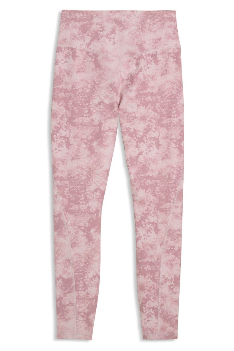 Cloudspun High Waist Full Length Tight Print Performance Leggings, Alternate, color, MISTY PINK