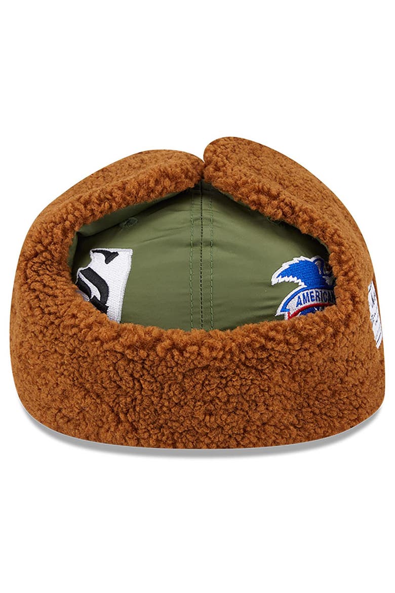 Men's New Era x Alpha Industries  Olive Chicago White Sox Dog Ear 59FIFTY Fitted Hat, Alternate, color, Olive