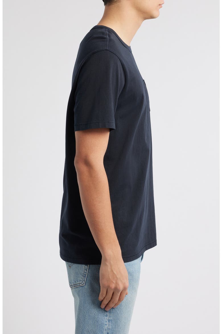 Lived in Cotton Pocket T-Shirt, Alternate, color, BLACK FADED