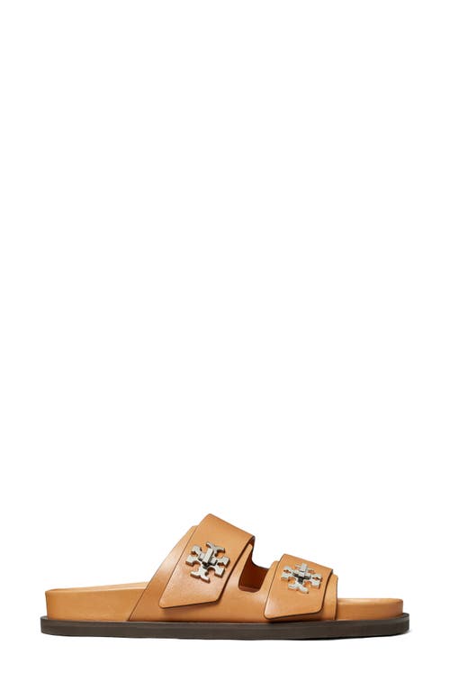 Tory Burch T Lock Sport Slide Sandal In Brown