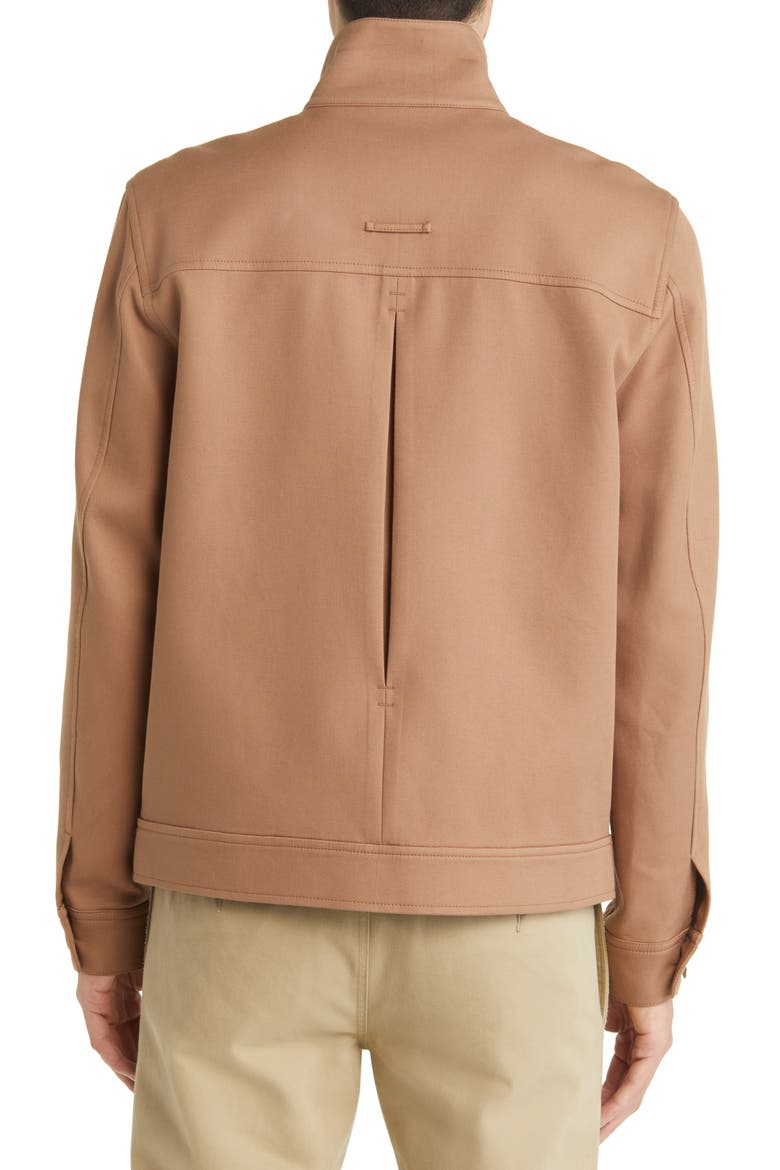 Stretch Cotton Twill Chore Jacket, Alternate, color, SEQUOIA