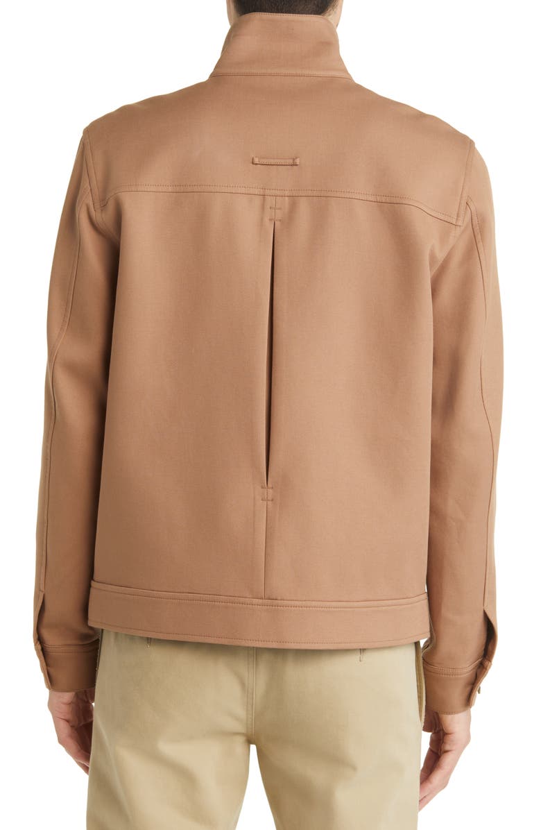 Vince Stretch Cotton Twill Chore Jacket, Alternate, color, Sequoia