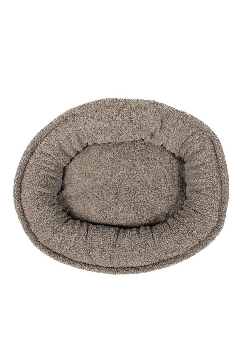 Microfiber Comfy Cup Pet Bed, Alternate, color, BONE