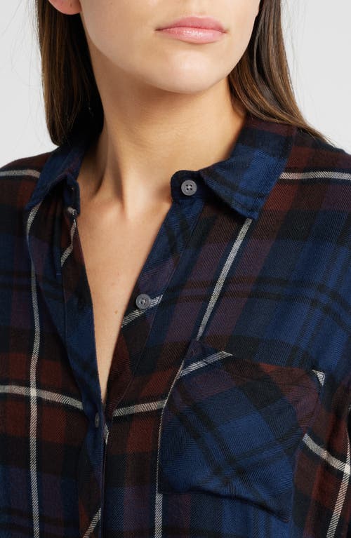 Rails Hunter Plaid Button-up Shirt In Chestnut Birch Navy